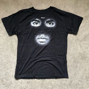 Wall Street Black T Shirt/Tee Black Skate/Sureme  (XL)
